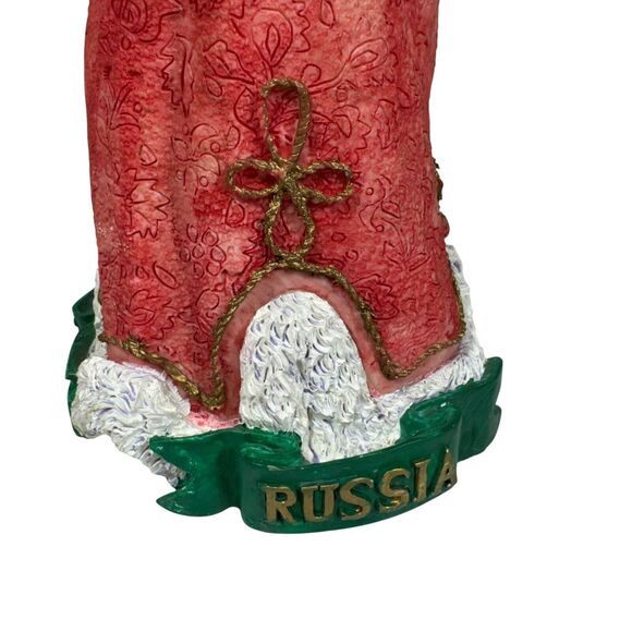 Santa's Magical Toyshop Grandfather Frost Russian Santa Matryoshka Gold Staff - Picture 7 of 14